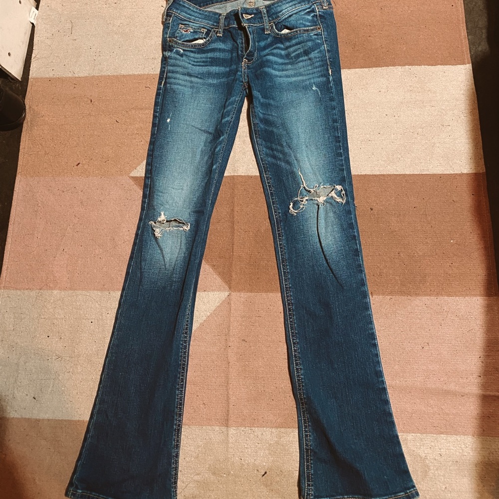 Hollister ripped jeans